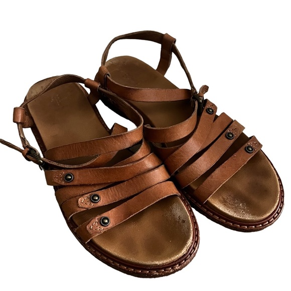 Frye Womens Strappy Sandals Andora size 7 Tan - Picture 3 of 10